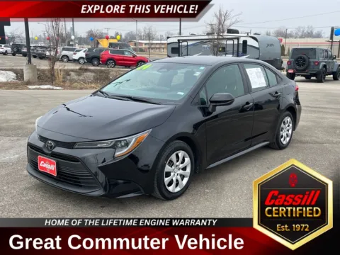 Black 2024 Toyota Corolla LE for sale in Cedar Rapids, IA