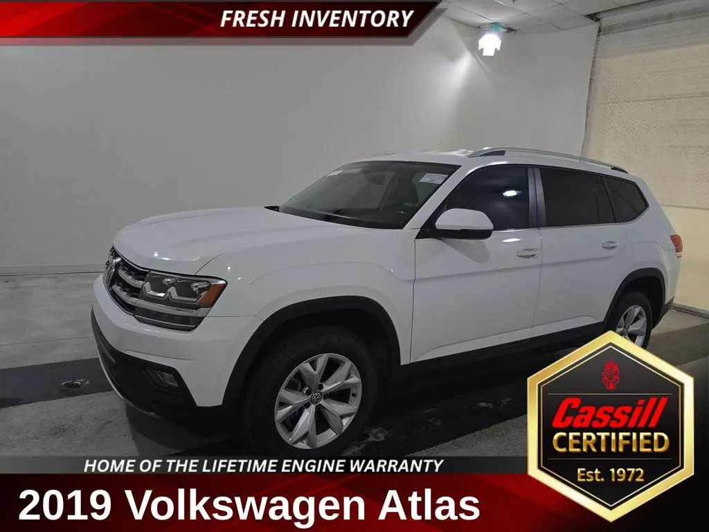 White 2019 Volkswagen Atlas 3.6L V6 SE for sale in Cedar Rapids, IA