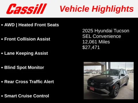 More photos of 2025 Hyundai Tucson SEL Convenience at Cassill Motors, IA