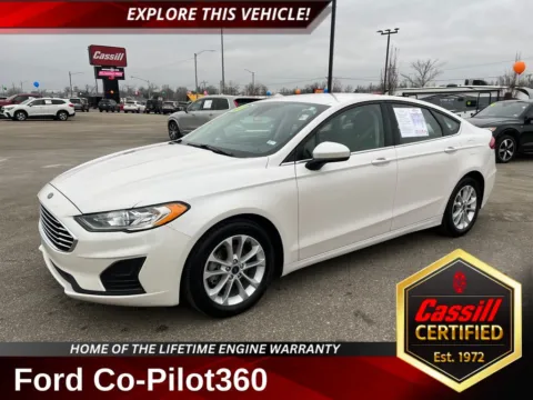White 2020 Ford Fusion SE for sale in Cedar Rapids, IA
