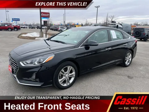 Black 2018 Hyundai Sonata SEL for sale in Cedar Rapids, IA
