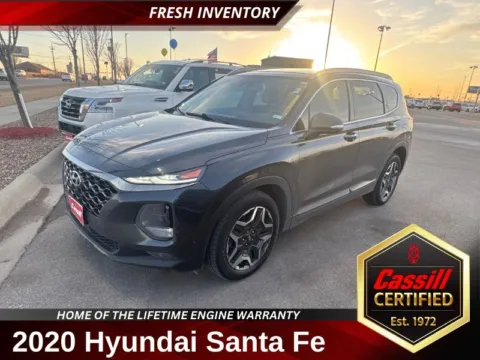 Gray 2020 Hyundai Santa Fe Limited for sale in Cedar Rapids, IA