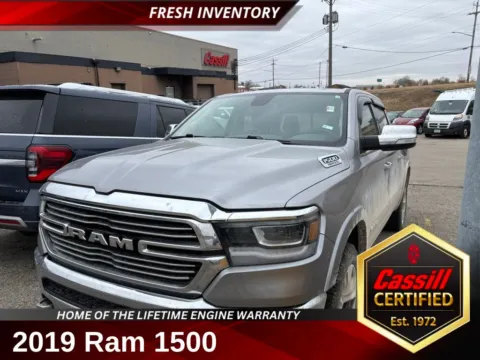 Silver 2019 Ram 1500 Laramie for sale in Cedar Rapids, IA