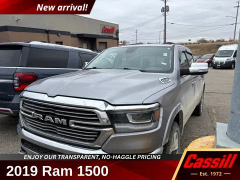 Silver 2019 Ram 1500 Laramie for sale in Cedar Rapids, IA