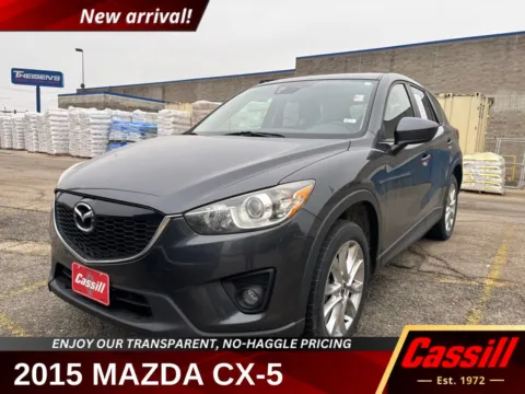Gray 2015 Mazda CX-5 Grand Touring for sale in Cedar Rapids, IA