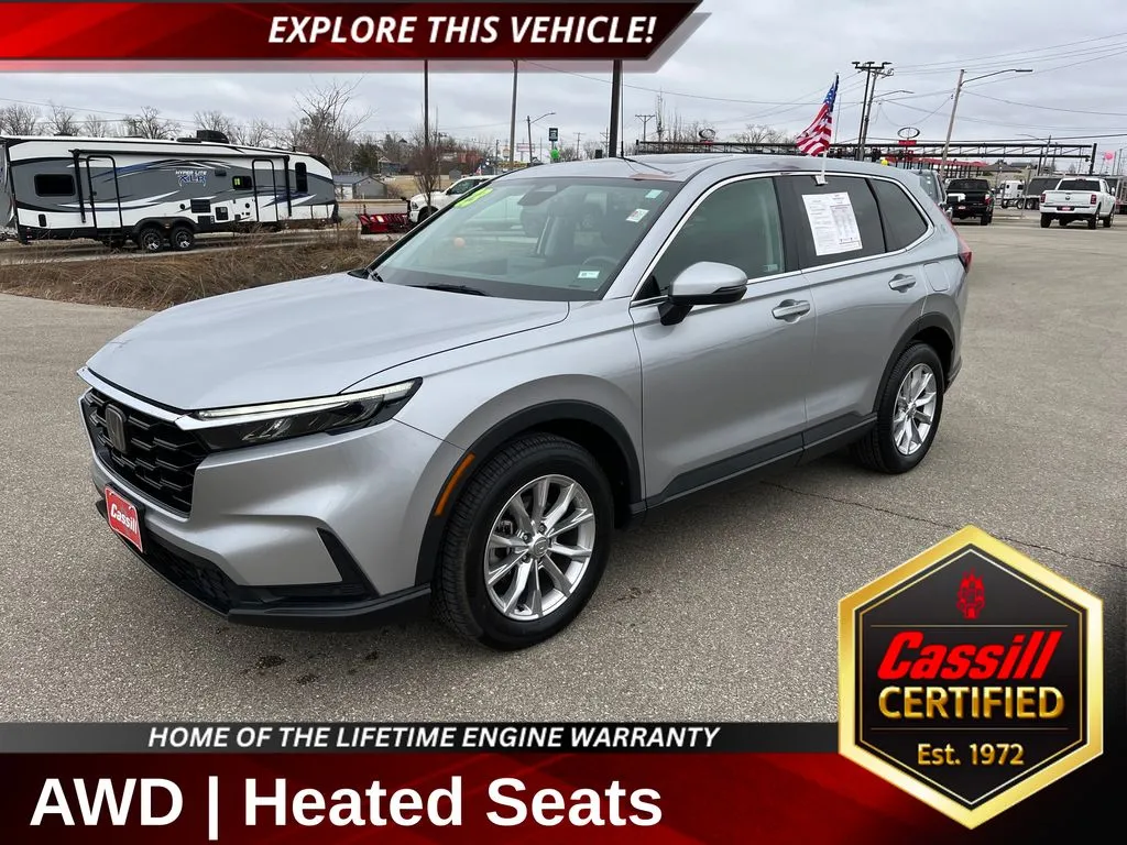 Blue 2023 Honda CR-V EX-L for sale in Cedar Rapids, IA