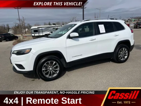 White 2020 Jeep Cherokee Latitude Plus for sale in Cedar Rapids, IA