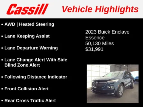 Another view of 2023 Buick Enclave Essence for sale in Cedar Rapids, IA at Cassill Motors