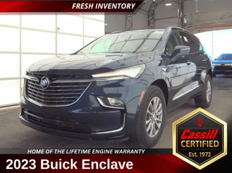 Blue 2023 Buick Enclave Essence for sale in Cedar Rapids, IA