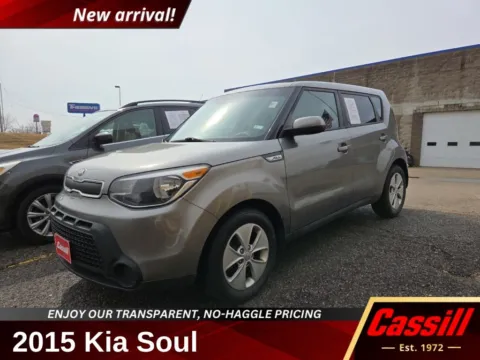 Gray 2015 Kia Soul for sale in Cedar Rapids, IA