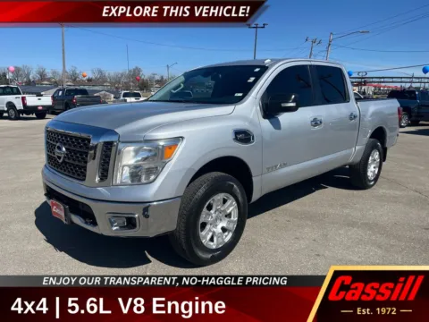 Silver 2017 Nissan Titan SV for sale in Cedar Rapids, IA