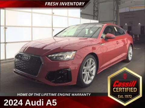 Red 2024 Audi A5 Sportback 45 S line Premium Plus for sale in Cedar Rapids, IA