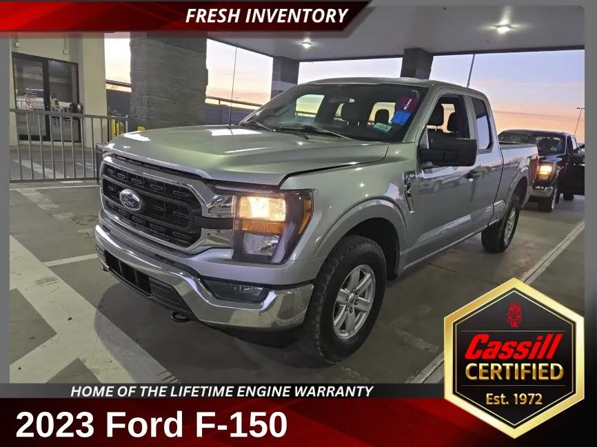 Silver 2023 Ford F-150 XLT for sale in Cedar Rapids, IA