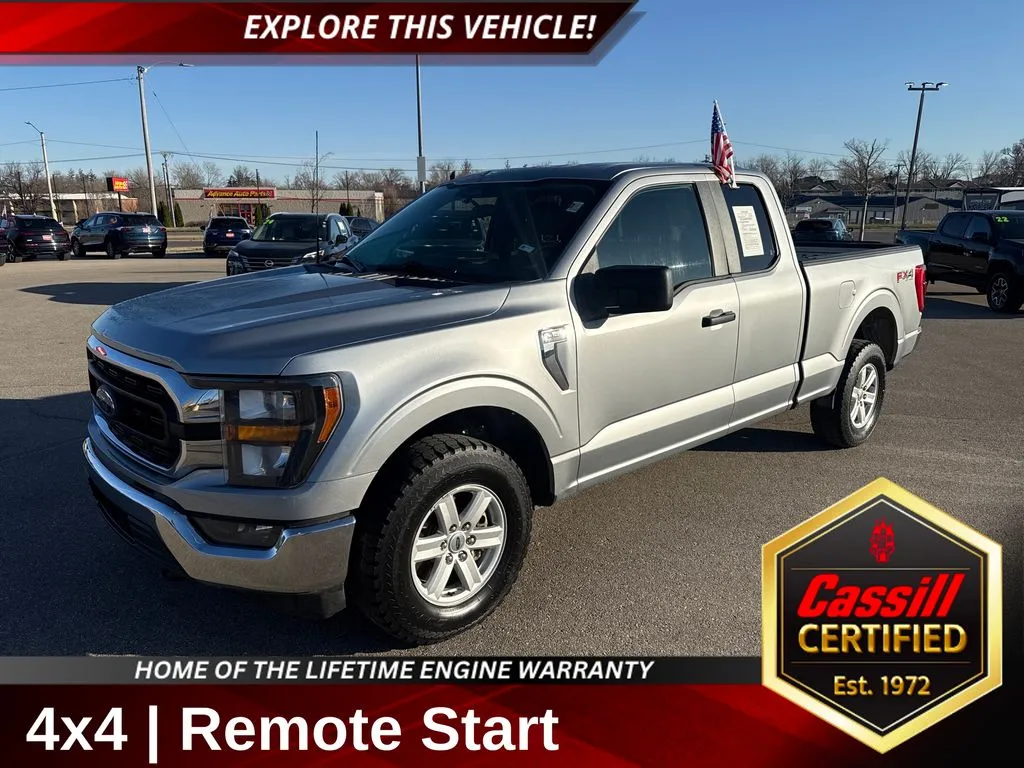 Silver 2023 Ford F-150 XLT for sale in Cedar Rapids, IA