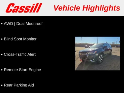 Another view of 2018 Chevrolet Traverse 3LT for sale in Cedar Rapids, IA at Cassill Motors