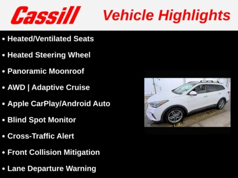 Another view of 2017 Hyundai Santa Fe SE Ultimate for sale in Cedar Rapids, IA at Cassill Motors