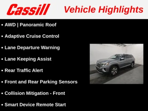 Another view of 2024 Volkswagen Atlas 2.0T SEL for sale in Cedar Rapids, IA at Cassill Motors