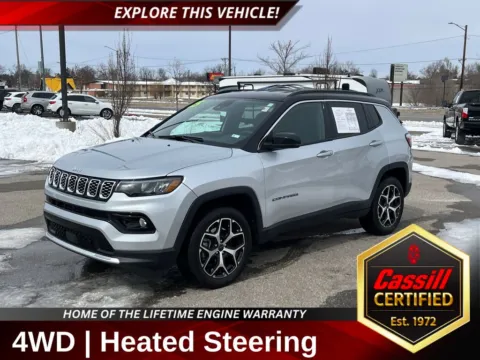 Silver 2025 Jeep Compass Limited for sale in Cedar Rapids, IA