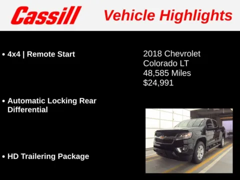 Another view of 2018 Chevrolet Colorado LT for sale in Cedar Rapids, IA at Cassill Motors