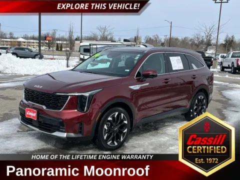 Red 2024 Kia Sorento SX for sale in Cedar Rapids, IA