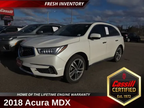 White 2018 Acura MDX 3.5L for sale in Cedar Rapids, IA