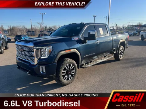 Blue 2022 GMC Sierra 2500HD Denali for sale in Cedar Rapids, IA