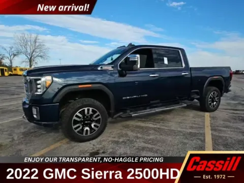 Blue 2022 GMC Sierra 2500HD Denali for sale in Cedar Rapids, IA