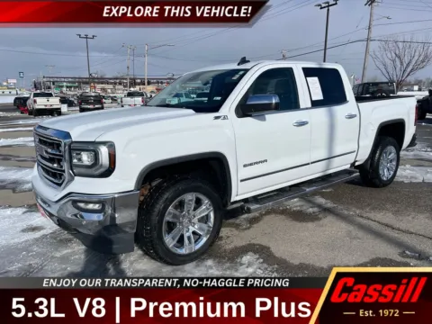 White 2017 GMC Sierra 1500 SLT for sale in Cedar Rapids, IA