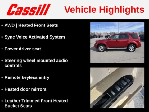 More photos of 2010 Ford Escape Limited at Cassill Motors, IA