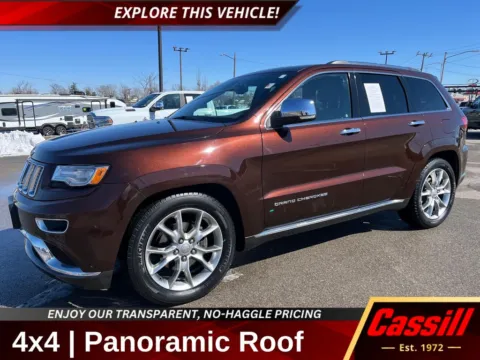 Brown 2014 Jeep Grand Cherokee Summit for sale in Cedar Rapids, IA