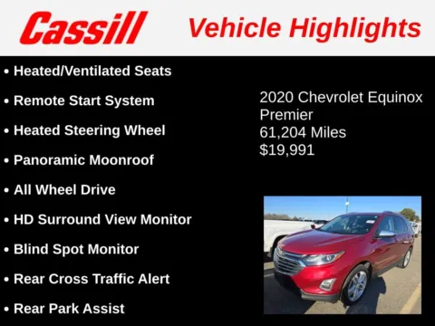 Another view of 2020 Chevrolet Equinox Premier for sale in Cedar Rapids, IA at Cassill Motors