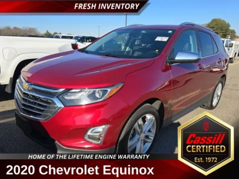 Red 2020 Chevrolet Equinox Premier for sale in Cedar Rapids, IA