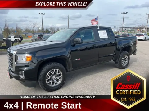 Black 2022 GMC Canyon AT4 w/Leather for sale in Cedar Rapids, IA