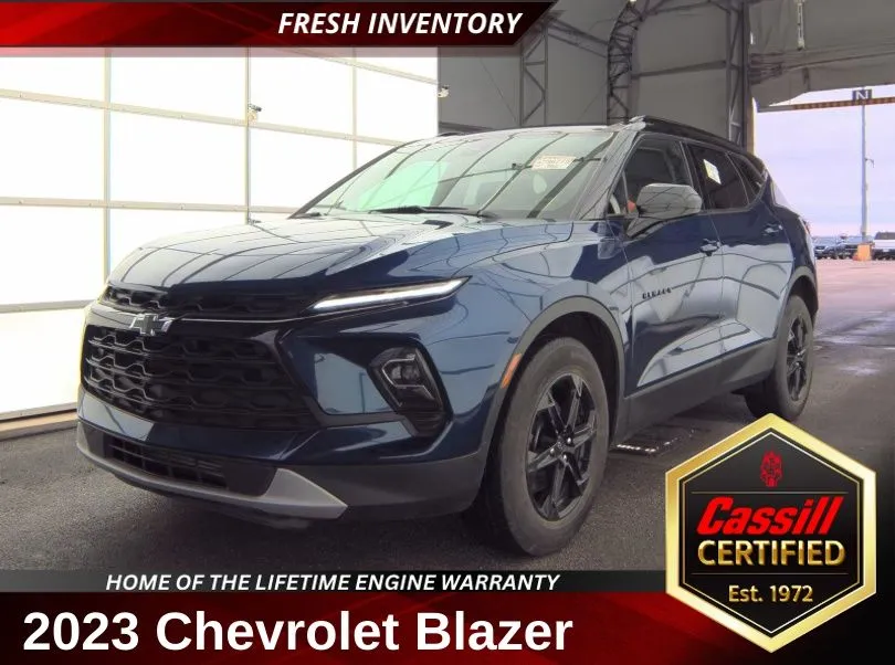 Blue 2023 Chevrolet Blazer LT for sale in Cedar Rapids, IA