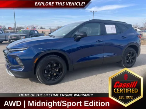 Blue 2023 Chevrolet Blazer LT for sale in Cedar Rapids, IA