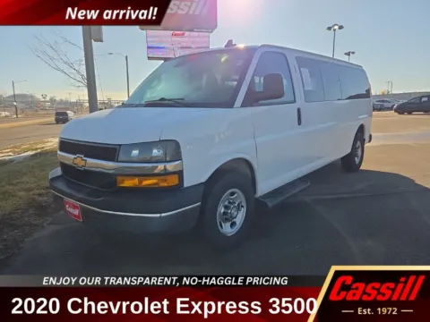 White 2020 Chevrolet Express 3500 LT for sale in Cedar Rapids, IA