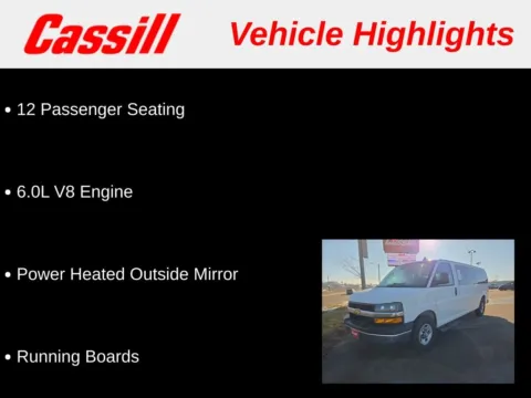 Another view of 2020 Chevrolet Express 3500 LT for sale in Cedar Rapids, IA at Cassill Motors