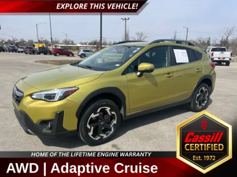 Yellow 2021 Subaru Crosstrek Limited for sale in Cedar Rapids, IA