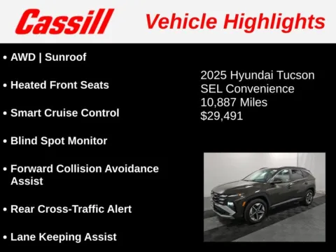 Another view of 2025 Hyundai Tucson SEL Convenience for sale in Cedar Rapids, IA at Cassill Motors