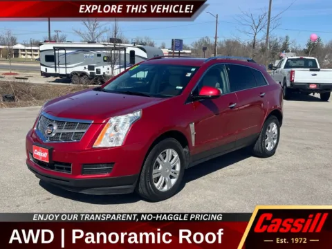 Red 2011 Cadillac SRX Luxury for sale in Cedar Rapids, IA