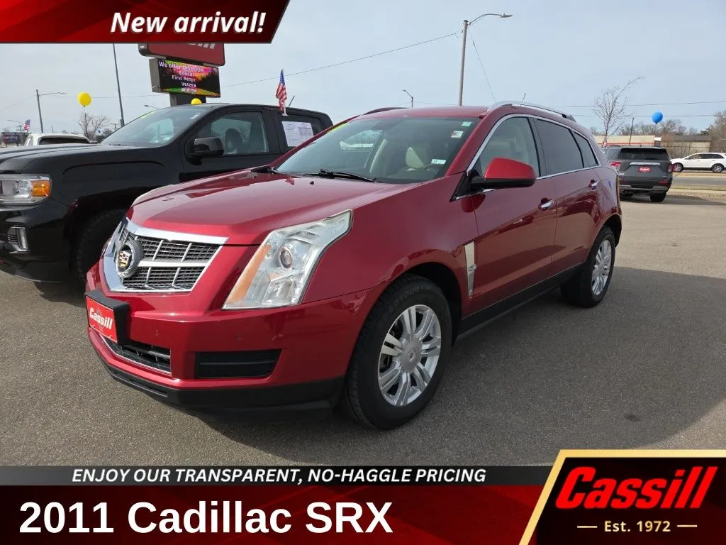 Red 2011 Cadillac SRX Luxury for sale in Cedar Rapids, IA