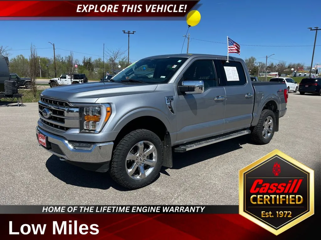 Silver 2023 Ford F-150 Lariat for sale in Cedar Rapids, IA