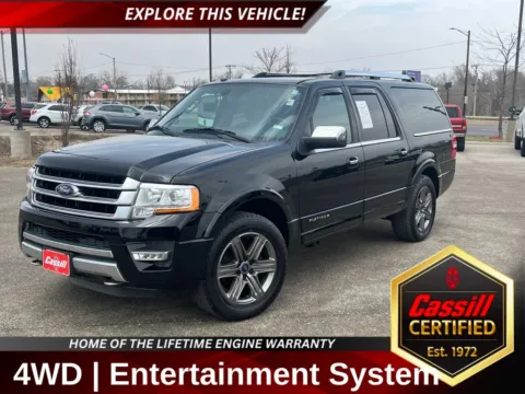 Black 2016 Ford Expedition EL Platinum for sale in Cedar Rapids, IA
