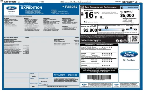 Photos of 2016 Ford Expedition EL Platinum for sale in Cedar Rapids, IA at Cassill Motors