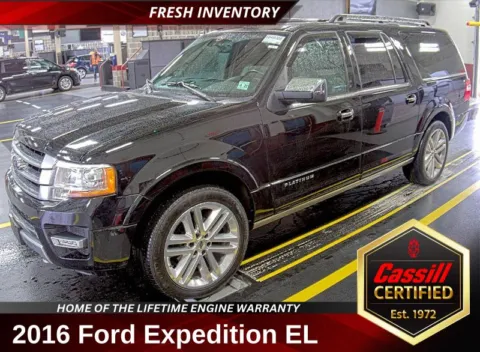 Black 2016 Ford Expedition EL Platinum for sale in Cedar Rapids, IA
