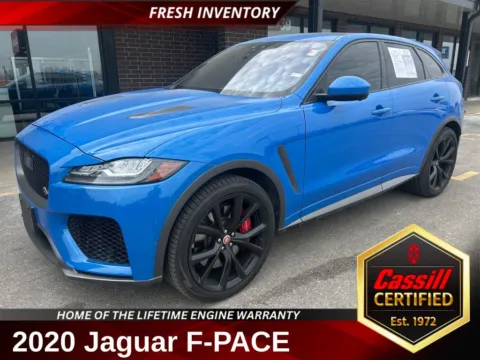 Gray 2020 Jaguar F-PACE SVR for sale in Cedar Rapids, IA