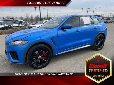 Gray 2020 Jaguar F-PACE SVR for sale in Cedar Rapids, IA