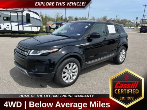 Black 2019 Land Rover Range Rover Evoque SE for sale in Cedar Rapids, IA