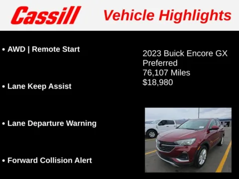 Another view of 2023 Buick Encore GX Preferred for sale in Cedar Rapids, IA at Cassill Motors