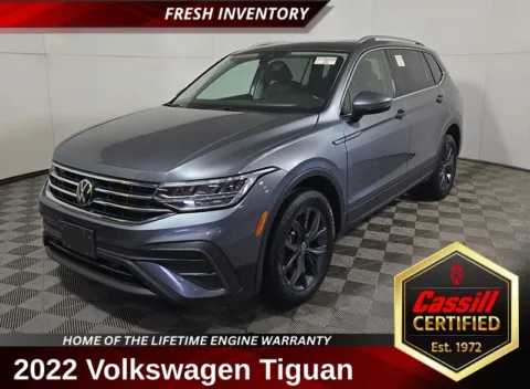 Gray 2022 Volkswagen Tiguan 2.0T SE for sale in Cedar Rapids, IA